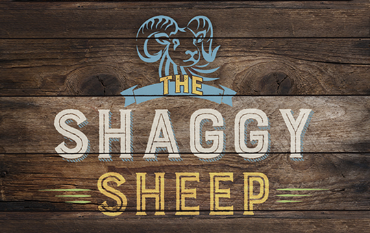 logo shaggy sheep